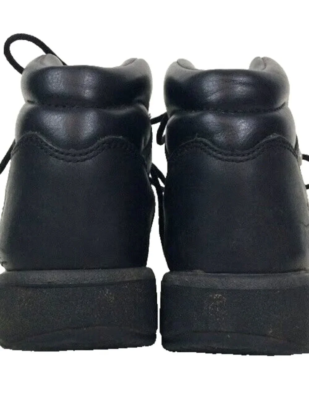 Timberland Field - Boy's Size 4 -Black Leather Trail Hiking Boots - 15906 - 3730